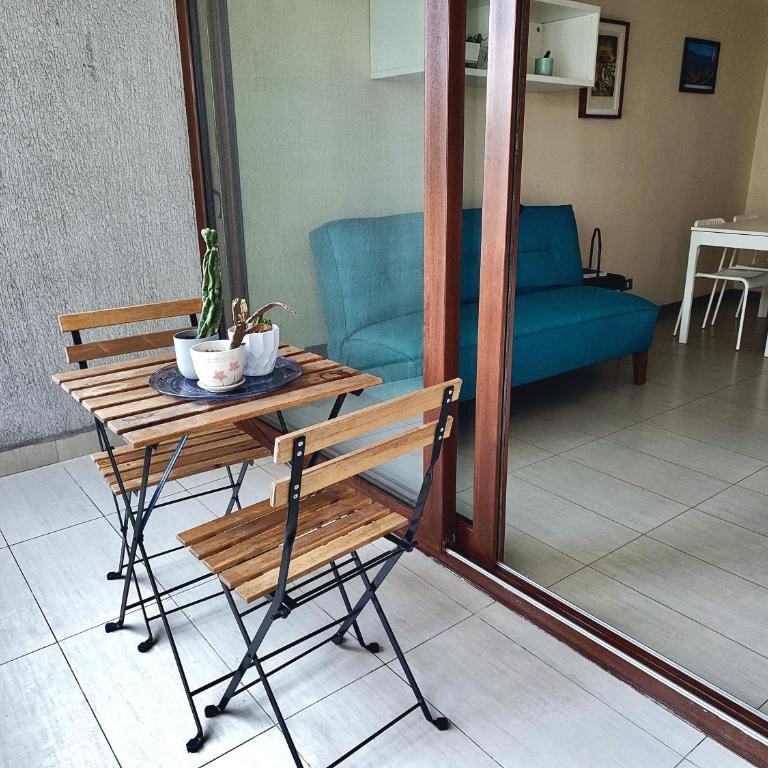 Ñuñoa 2D1B a pasos Metro Chile España - Two-Bedroom Apartment with Balcony - 27