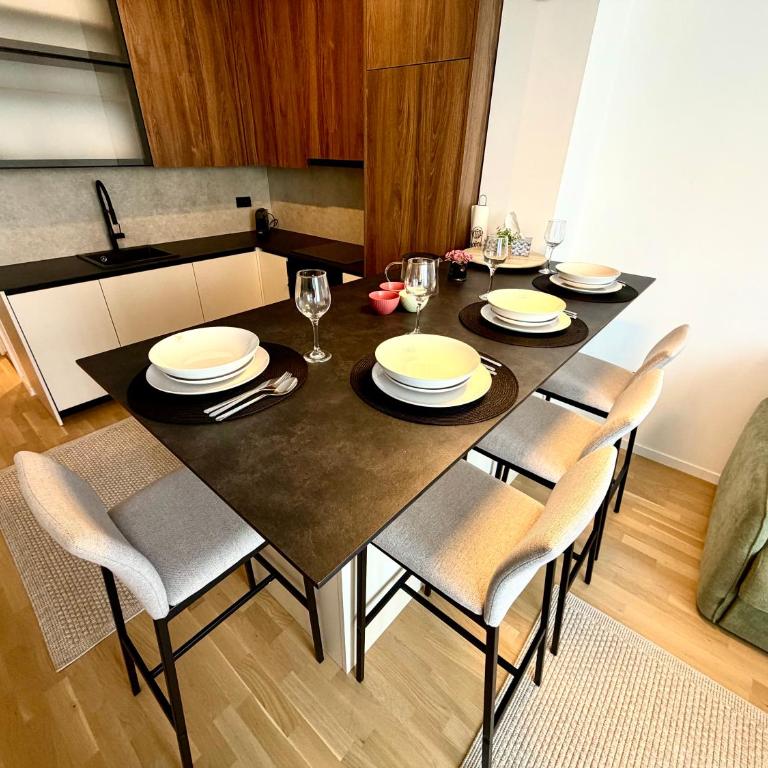 River Lux Residence & Private Garage - One-Bedroom Apartment - 9