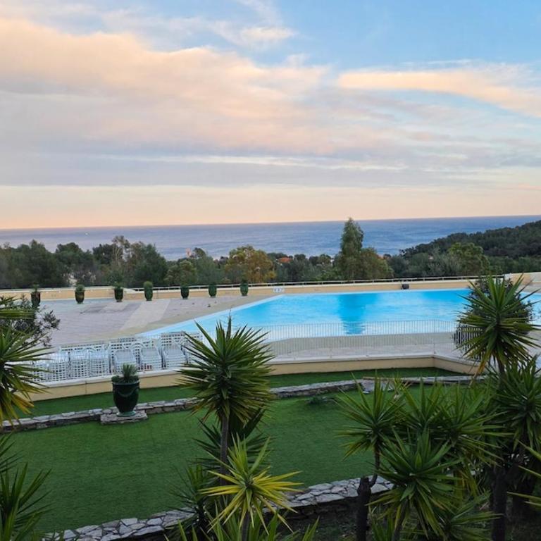 l'Adresse Cap Estérel, T2 Vue Mer, Clim, Parking & 5 Piscines - Apartment mit 1 Schlafzimmer - 42