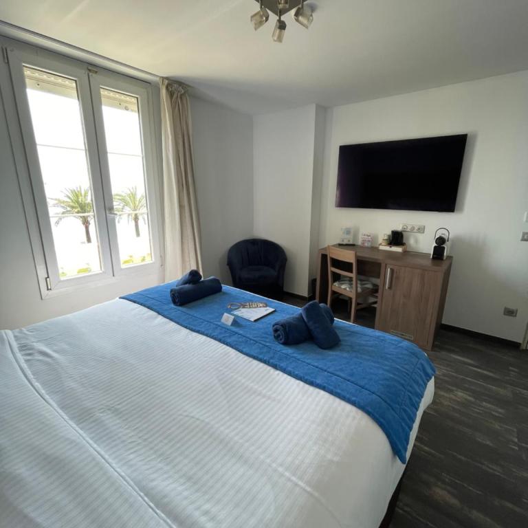 Hotel Flots d'Azur Promenade des Anglais - Chambre Double Confort - Vue sur Mer - 3
