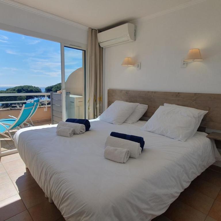 Les Rivages - 6p - Front de mer, piscine - Appartement 2 Chambres - 5