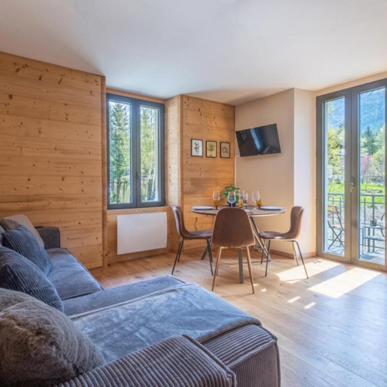 Apartment overlooking Mont Blanc with parking - Apartamento - 5