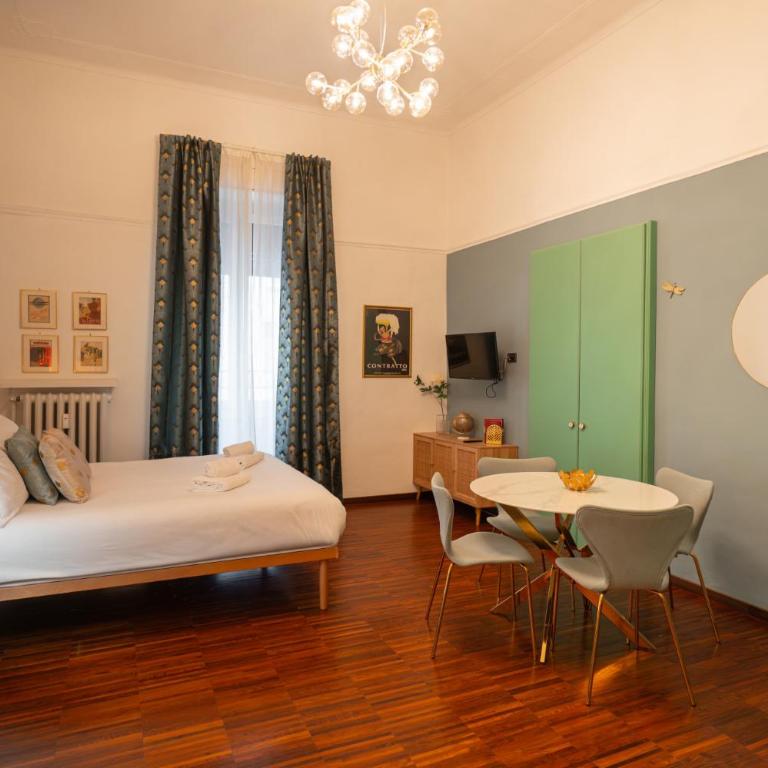 Crocetta Golden Soul | Design Loft vicino Porta Nuova - Appartamento Monolocale con Letto Queen-Size - 6