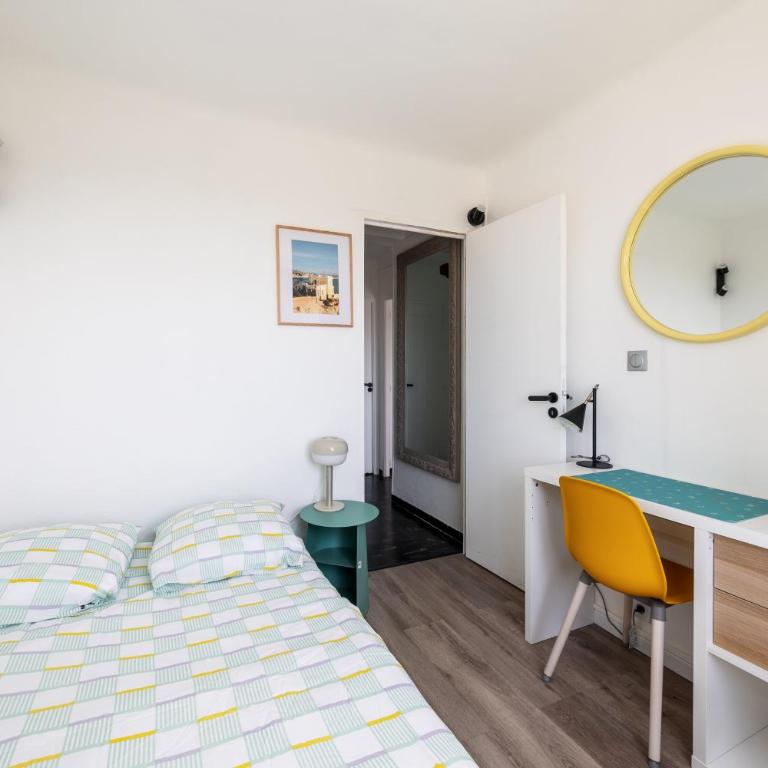 Appartement climatisé proche stade Vélodrome avec balcon - Appartement 3 Chambres - Vue sur Mer - 7