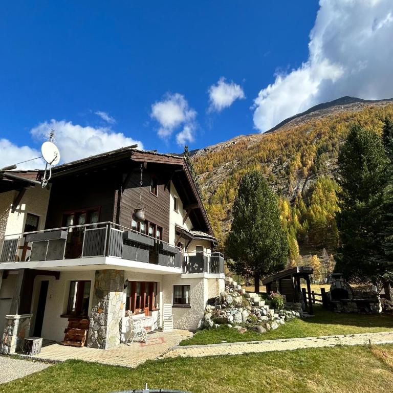 Chalet in Saas Fee near Ski Slopes - Apartment mit 1 Schlafzimmer - 39