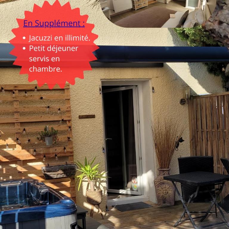 15min de la Cité de Carcassonne dans petit village, chambre au calme, petit-déjeuner et jacuzzi en supplément - Chambre Double avec Salle de Bains Privative - 1