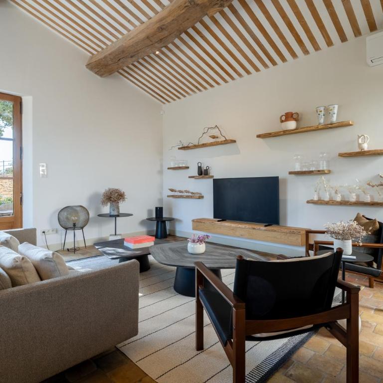 Villa de charme, avec piscine chauffée et vue panoramique sur Gordes à quelques minutes à pied du village - Casa con 3 Camere da Letto - 6
