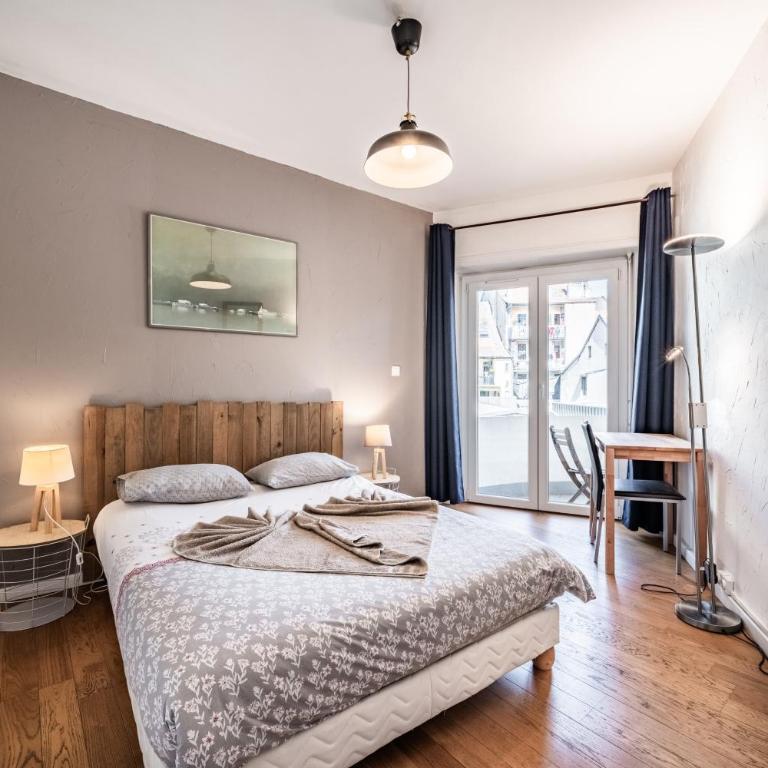 Appartement Proche Lac et Thermes - Appartement 3 Chambres Premium avec Balcon - 14