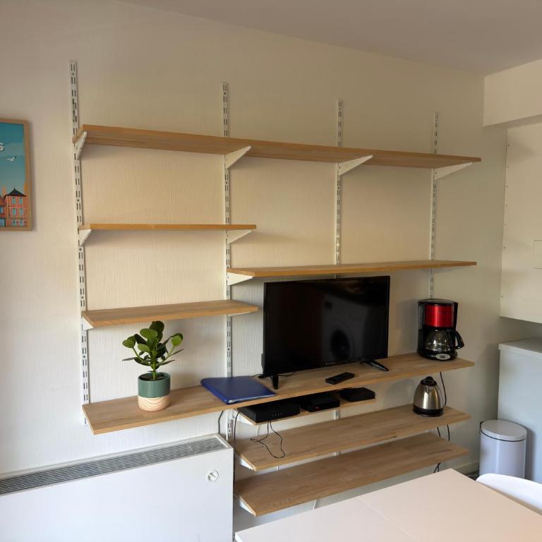Le Studio Cosy - parking, balcon et fibre à Vannes - Monolocale con Balcone - 7