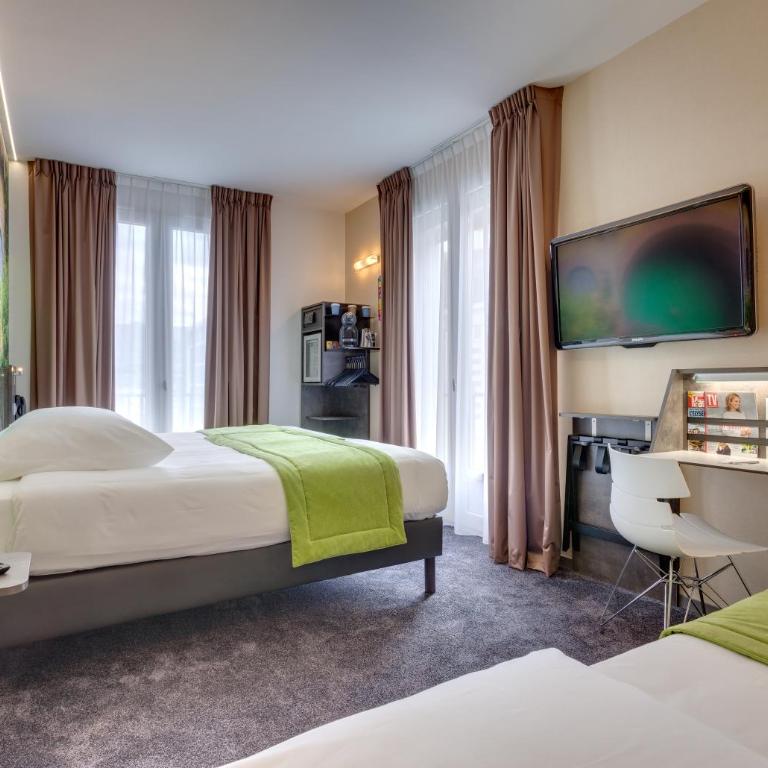 Hôtel Kyriad Rennes Centre Gare - Chambre Triple avec 3 Lits Simples - 4