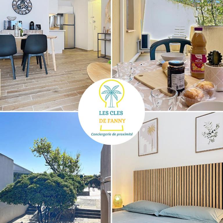 Le Cocon des Falaises 1ch, clim, wifi, terrasse - Apartment mit 1 Schlafzimmer - Meerseite - 1