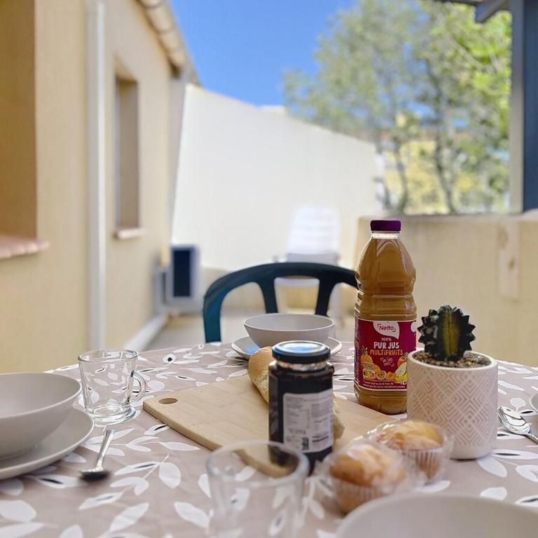 Le Cocon des Falaises 1ch, clim, wifi, terrasse - Apartment mit 1 Schlafzimmer - Meerseite - 24