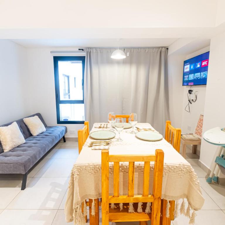 Depto 1 Hab Balcón-Pileta-Ubicación TOP - Apartamento de 2 dormitorios - 55