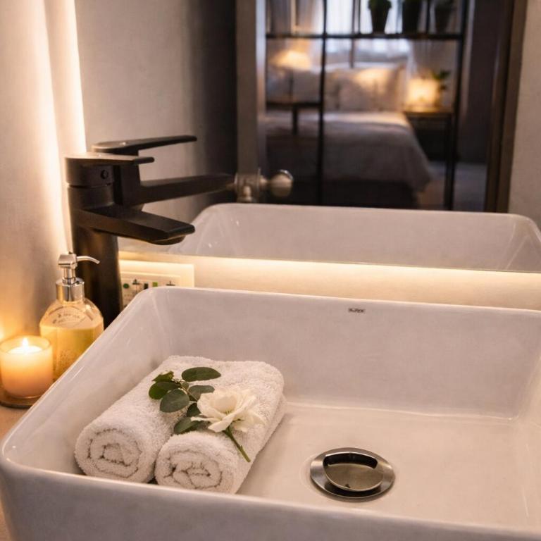 Modern Studio for 1 or 2 Guests Near Airport Free WiFi - Apartamento de 1 dormitorio - 5