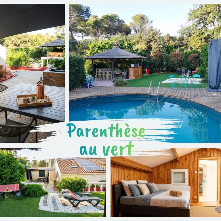 Studio avec chambre, piscine et terrasse au calme en pleine nature 8 personnes, Six-Fours-les-Plages Holy Riviera - Apartment mit 2 Schlafzimmern - 1