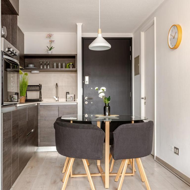 Departamento Suite moderno con ubicación privilegiada en el centro de Santiago, cercano a Palacio De La Moneda y lugares turísticos de la ciudad CON AIRE ACONDICIONADO - One-Bedroom Apartment - 5