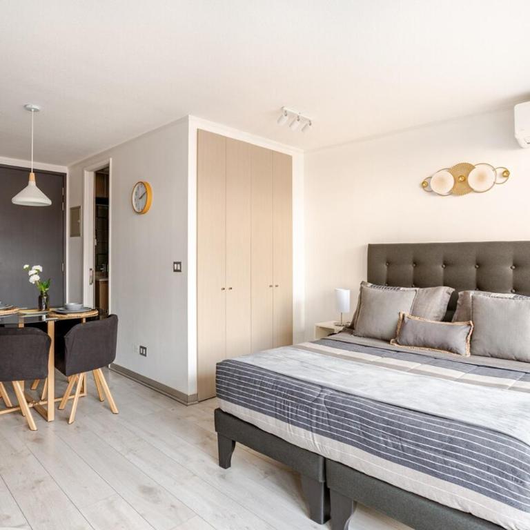 Departamento Suite moderno con ubicación privilegiada en el centro de Santiago, cercano a Palacio De La Moneda y lugares turísticos de la ciudad CON AIRE ACONDICIONADO - One-Bedroom Apartment - 8
