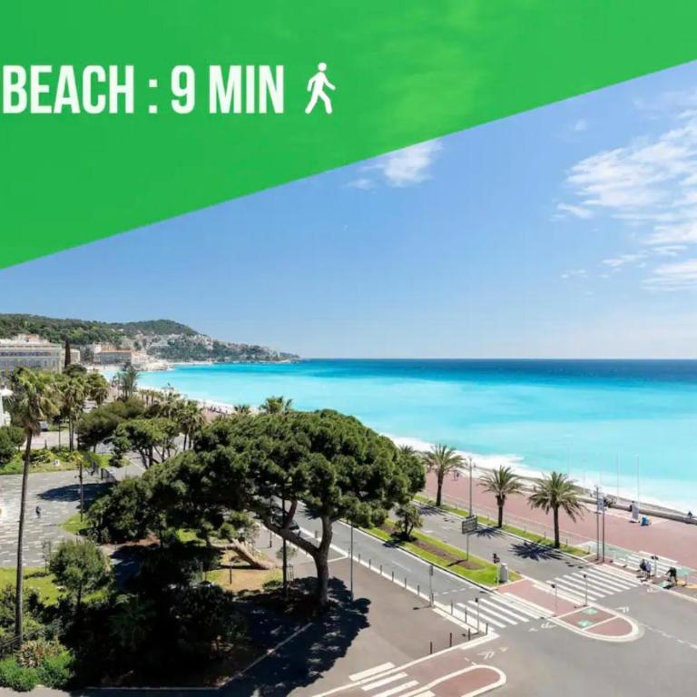 HYPER Centre - Balcon - Calme - Climatisation - Wifi - Tramway - Cuisine équipé - Appartement 1 Chambre - 11