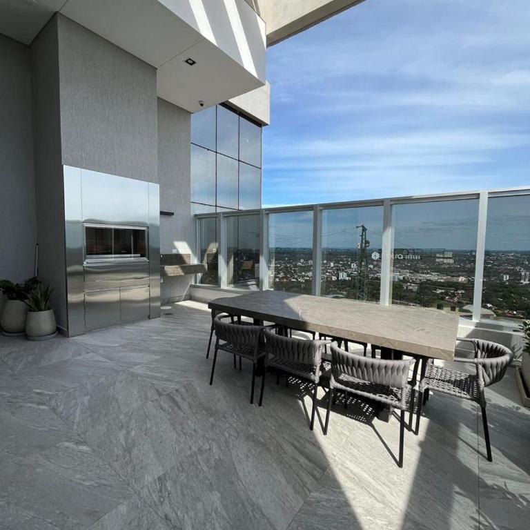 Elegante monoambiente con cochera en zona top de Asunción - One-Bedroom Apartment - 7