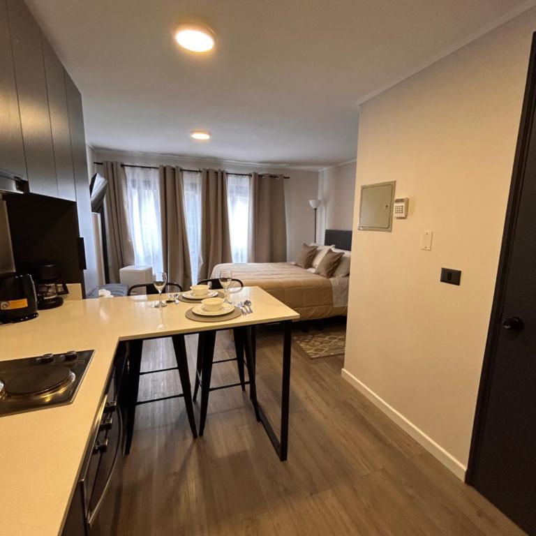 Estudio con Estilo Entre Barrio Brasil y La Moneda Metro Santa Ana - One-Bedroom Apartment - 8