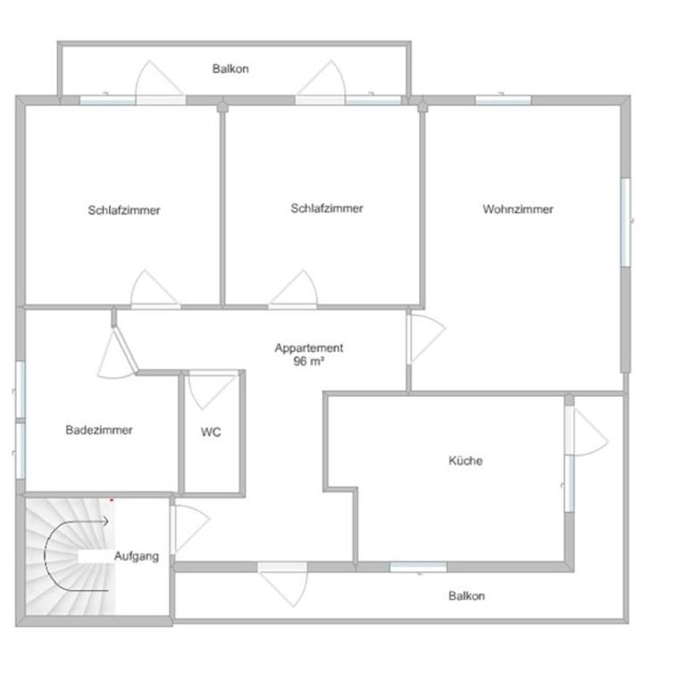 evashome - Apartment mit 2 Schlafzimmern und Balkon - 8