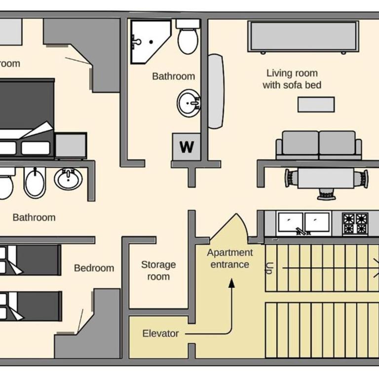 La tua casa a Firenze - 100mq, 2 bagni, AC, WiFi - Appartamento - 9