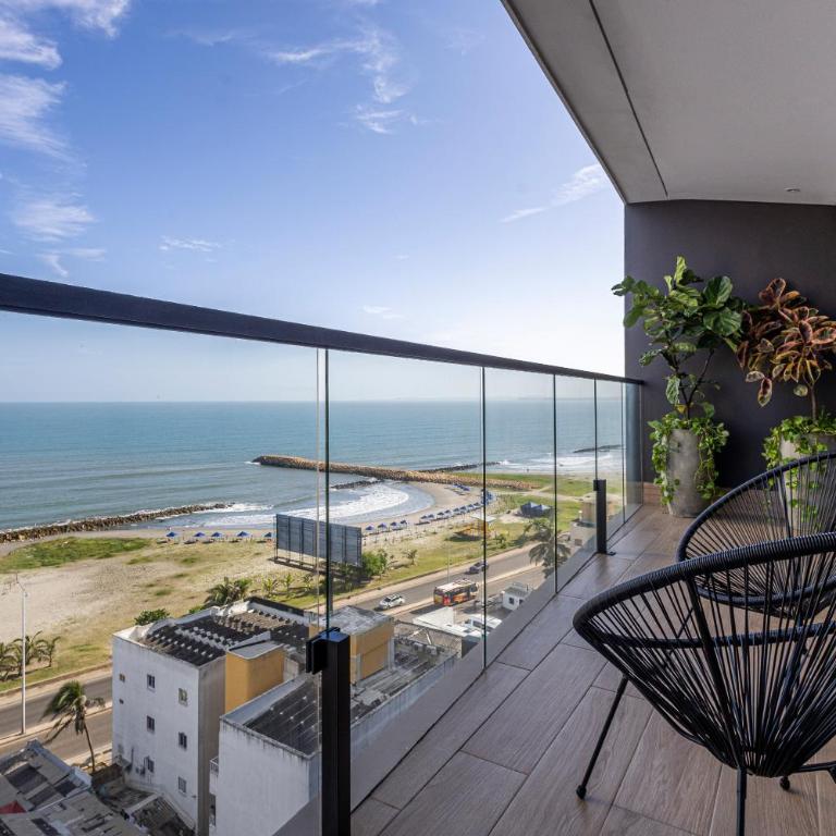 Apartamento 1105 Edificio Murano Centro - Two-Bedroom Apartment with Balcony and Sea View - 15