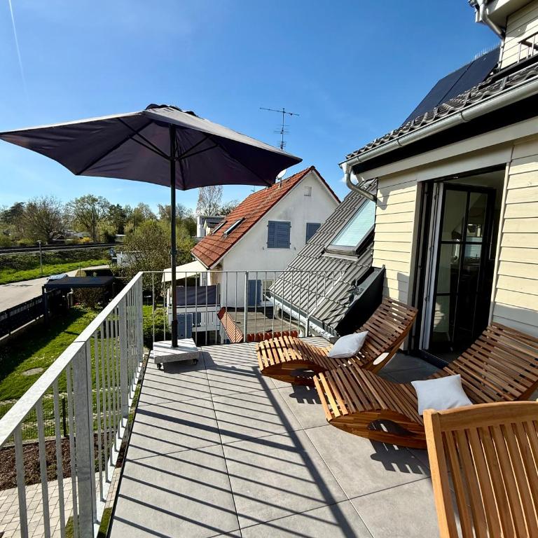 Lakeside Oasis - Ferienwohnung nahe Bodensee, Lindau und Bregenz - Duplex Apartment - 4