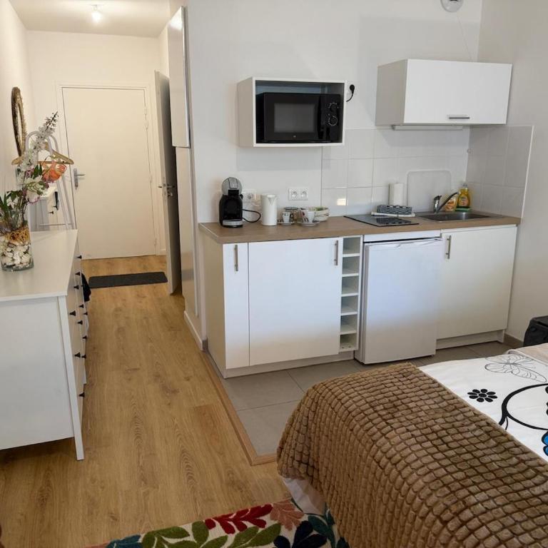 Tiare Tahiti-Balcon privé-Centre Reims - Estudio Deluxe - 17