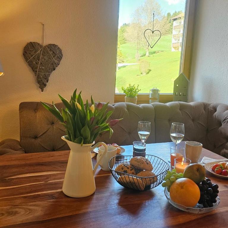 Sonnen-Juwel - Hallenbad, Sauna-2 getrennte Schlafbereiche, inklusive Bettwäsche, Handtücher, tolle Kinderausstattung - Apartment mit Blick auf die Berge - 15