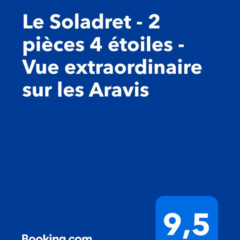 Le Soladret - La Clusaz - Vue extraordinaire sur les Aravis - 4 étoiles - Appartamento con Vista Montagna - 4