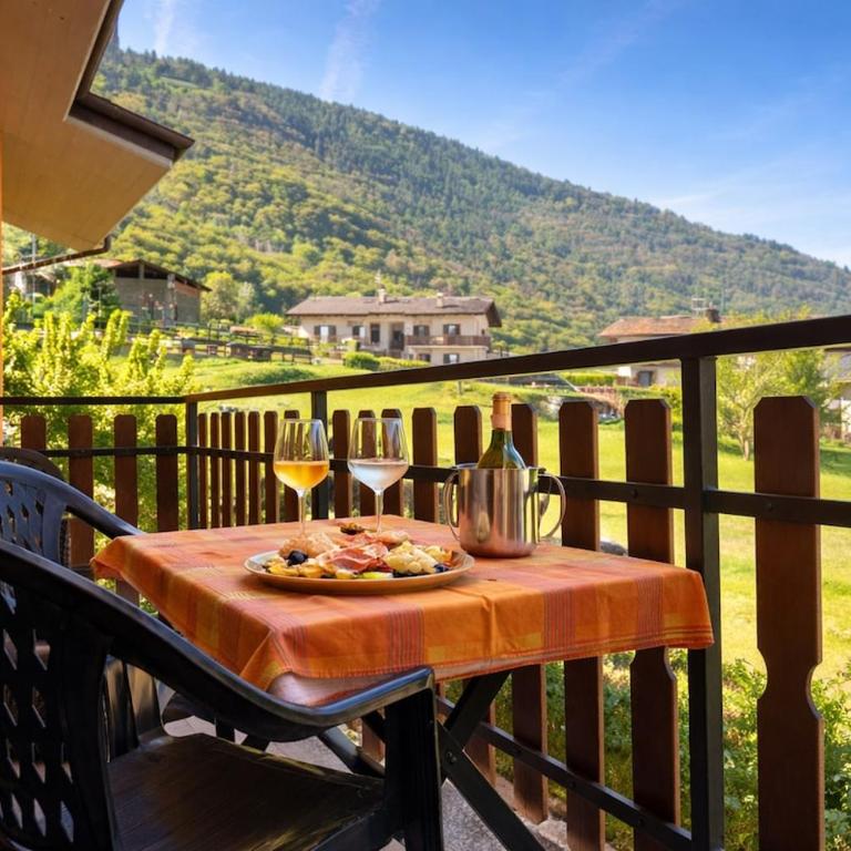 Chez Seresin Aosta Pila 60mq zona BBQ Garage per Moto Sci Bici e Netflix - Appartamento con 1 Camera da Letto, Balcone e Vista Montagna - 6