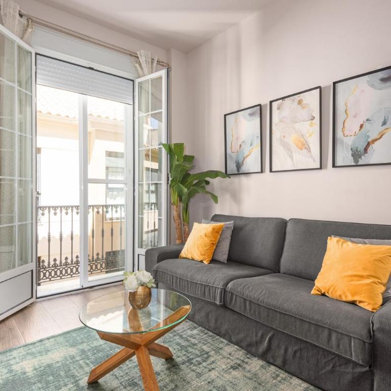Málaga Centro Bonito Apartamento - Apartamento Superior de 1 dormitorio con balcón - 1