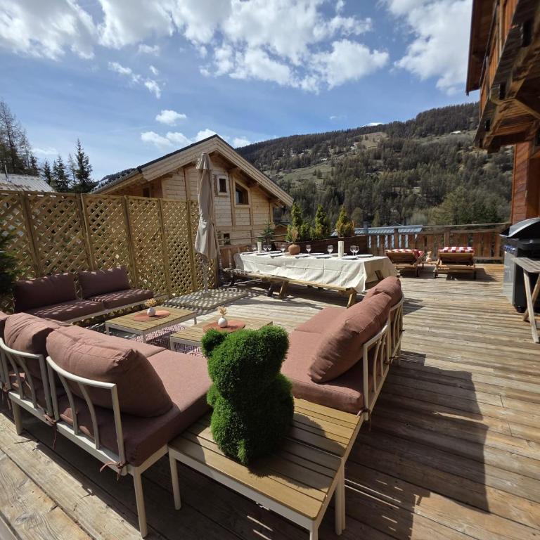 Chalet La Tanière 14 Pers - piscine chauffée et sauna - Vars Saint Marcellin - Chalet - 16