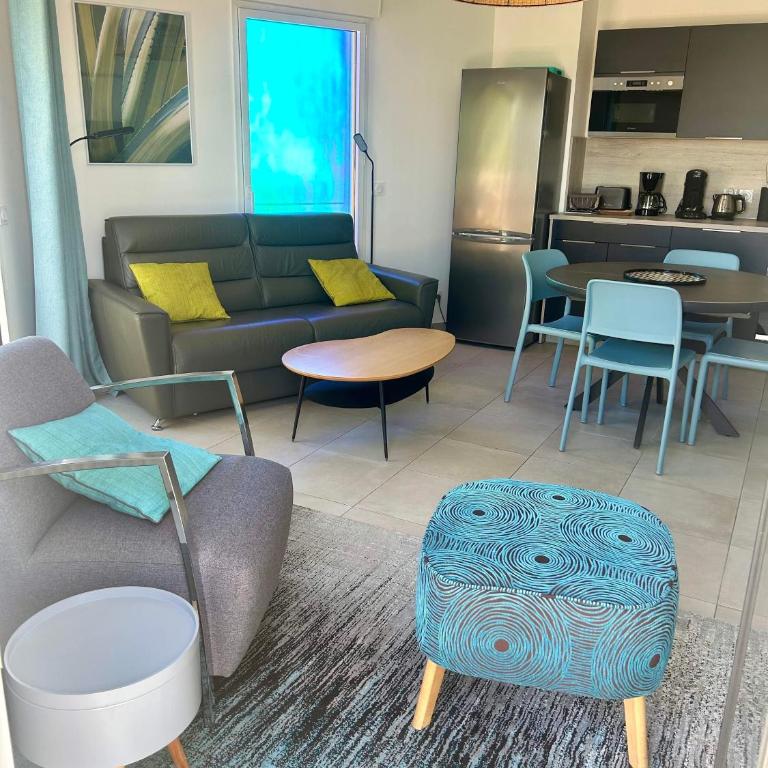 BLUE NOTE -4 étoiles-Terrasse Vue-2 Parking - Appartamento con 2 Camere da Letto - 3