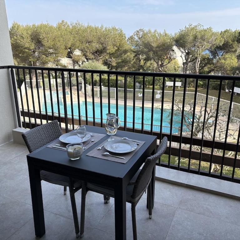 Superbe studio terrasse piscine et plage - Monolocale con Terrazza - 1