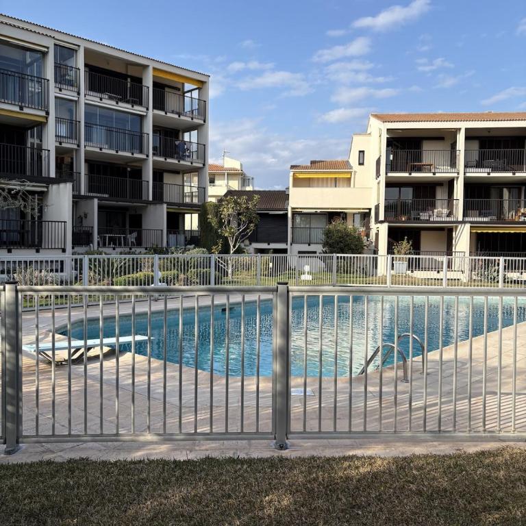 Superbe studio terrasse piscine et plage - Monolocale con Terrazza - 12