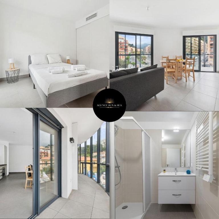 Cap riviera - proche gare parking climatisation - Appartement - 2