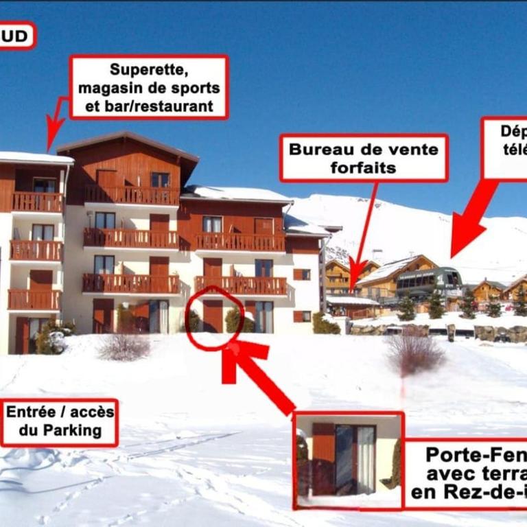 Appartement Chaleureux- pied de pistes - Appartement 2 Chambres - 16