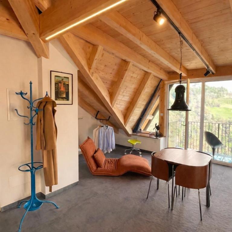 Bahngarten1907 Panorama Historic Railway House - Loft Apartment mit1 Schlafzimmer und Balkon - 4
