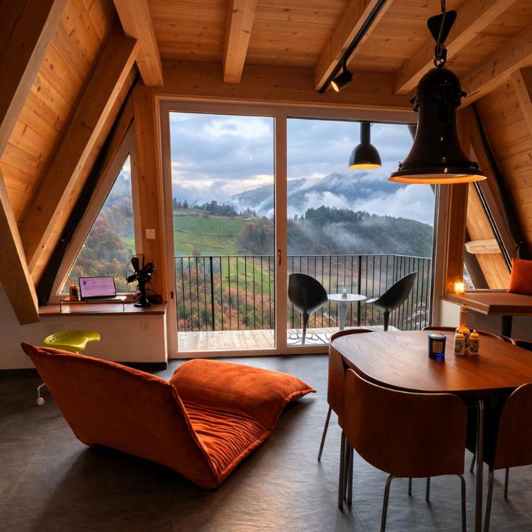 Bahngarten1907 Panorama Historic Railway House - Loft Apartment mit1 Schlafzimmer und Balkon - 14