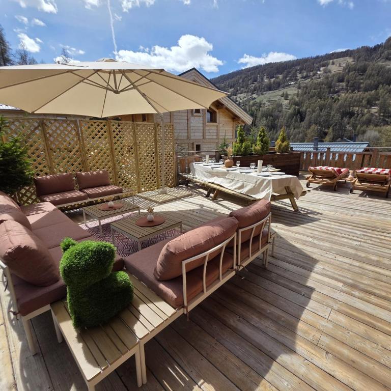 Chalet La Tanière 14 Pers - piscine chauffée et sauna - Vars Saint Marcellin - Chalet - 3
