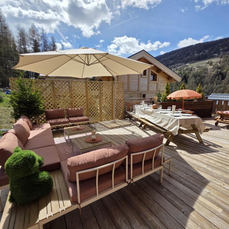 Chalet La Tanière 14 Pers - piscine chauffée et sauna - Vars Saint Marcellin - Chalet - 15