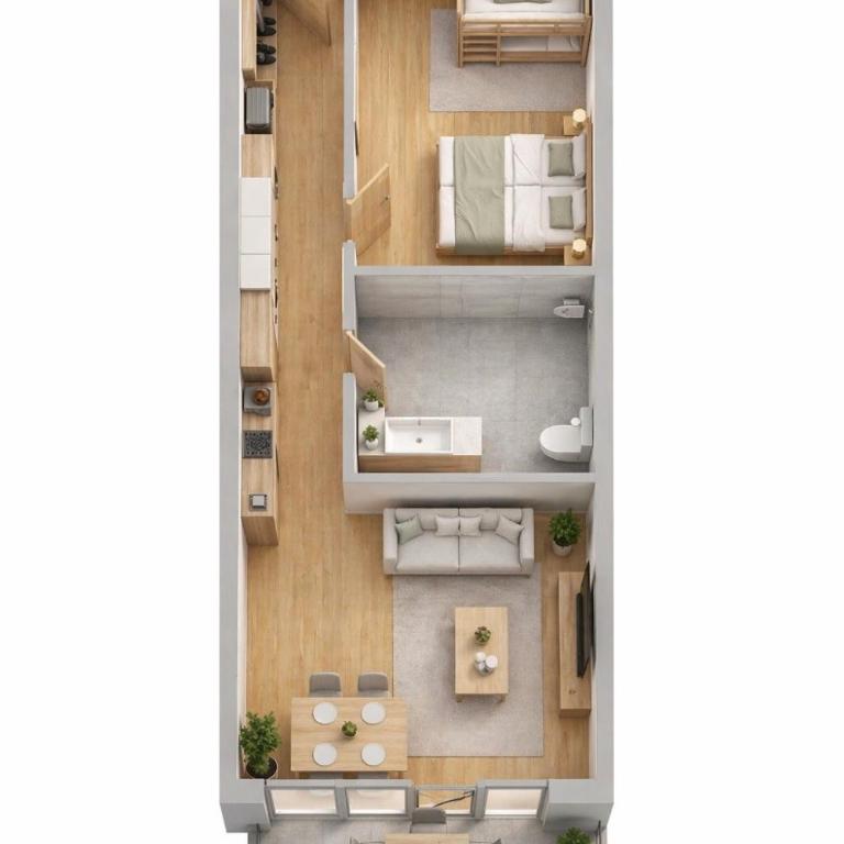 Hotel Nesselwanger Hof - Neues Apartment mit 1 Schlafzimmer „Edelsberg“ - 1