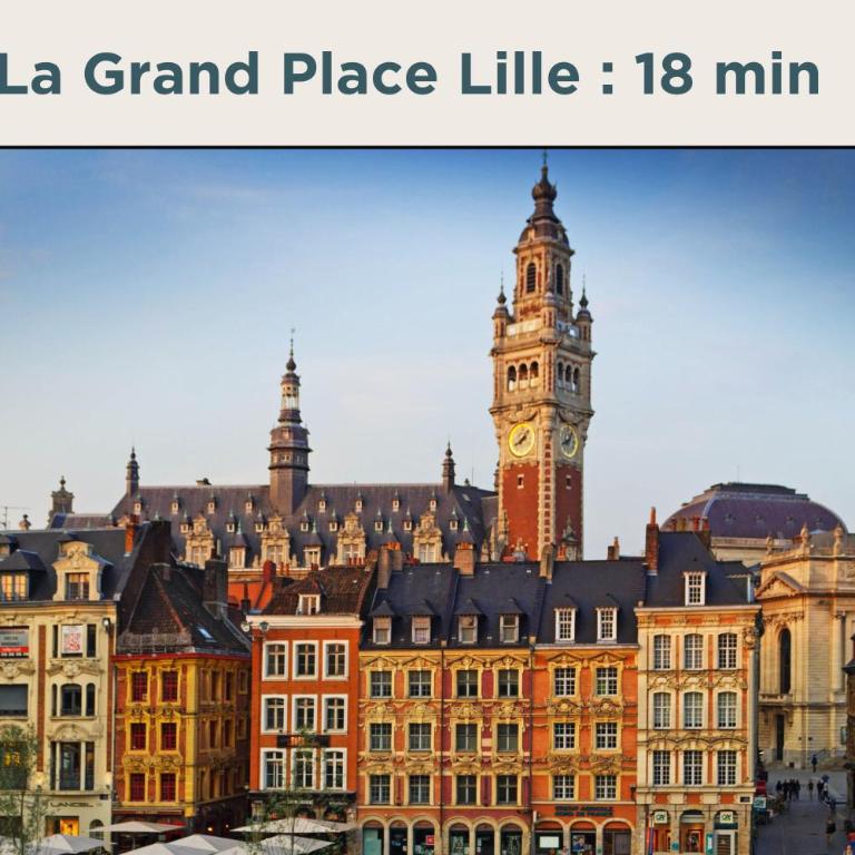 Le Chanzy - Terrasse, métro 7 min, Lille - Apartment mit 1 Schlafzimmer - 61
