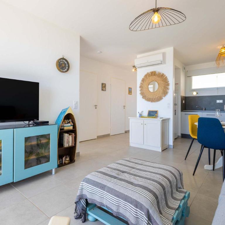 Valras-Loc Archipel Capri - Murmures des Vagues - Deluxe One-Bedroom Apartment with Ocean View - 6