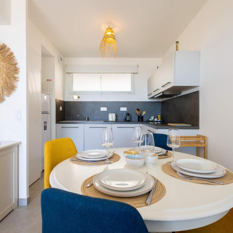 Valras-Loc Archipel Capri - Murmures des Vagues - Deluxe One-Bedroom Apartment with Ocean View - 9