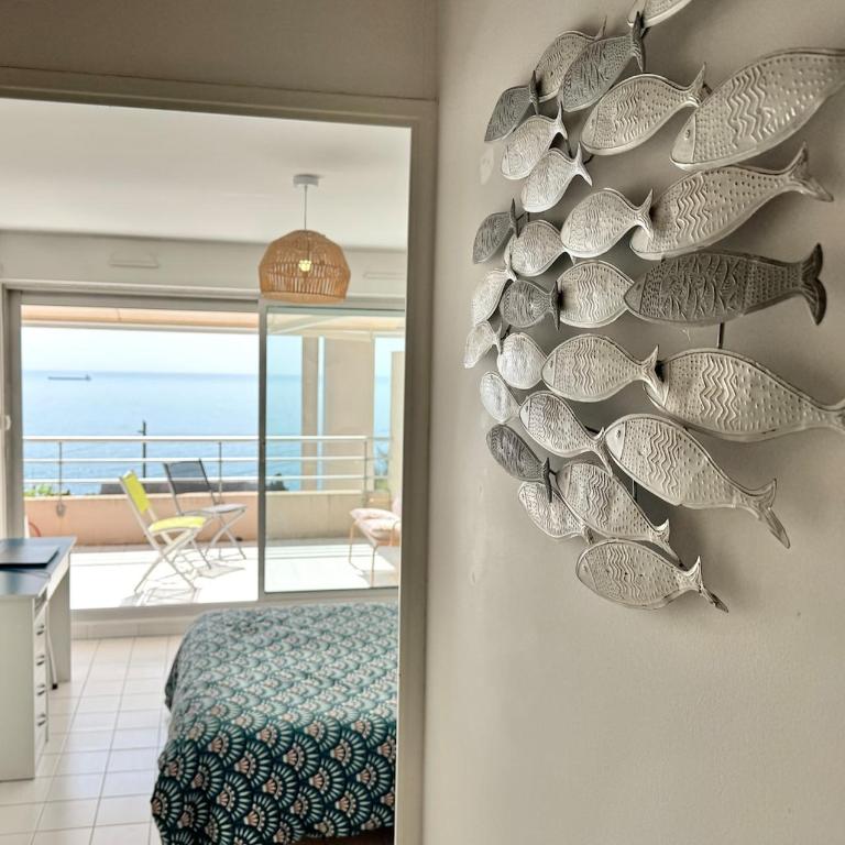 Vue mer, 2 chambres terrasse piscine et garage - Apartment mit 2 Schlafzimmern und Meerblick - 18