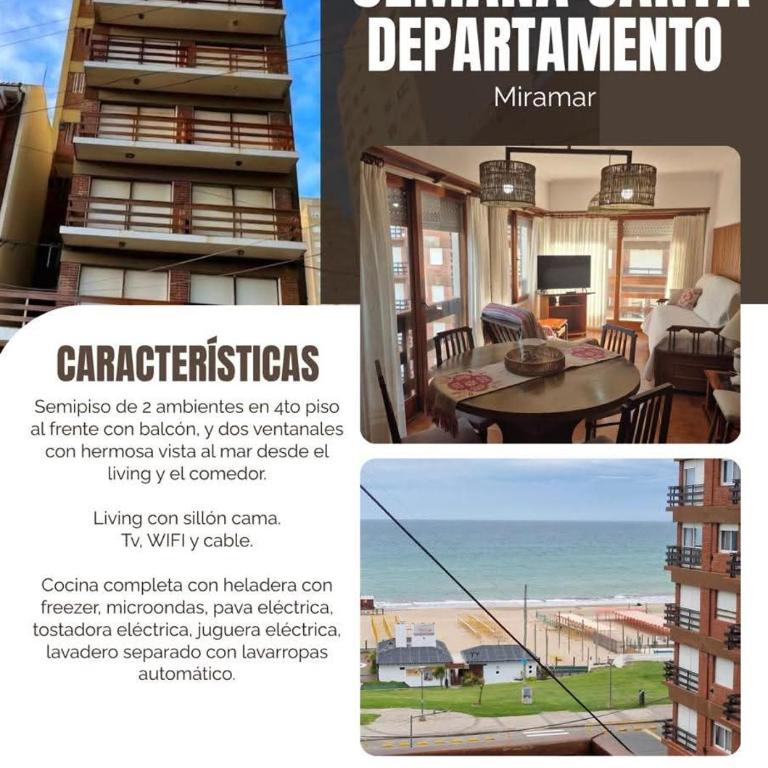 Departamento dos ambientes Hermosa Vista al Mar - Apartamento de 1 dormitorio - 9