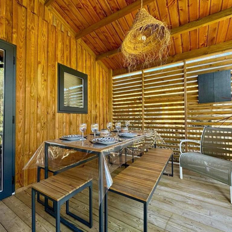 Air-conditioned chalet with pool near Arcachon - Chalet 2 Chambres - 19